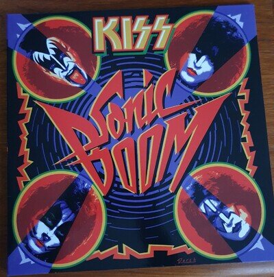 Kiss Sonic Boom 2010 Red/purple Vinyl Gatefold Sleeve Ex Condition