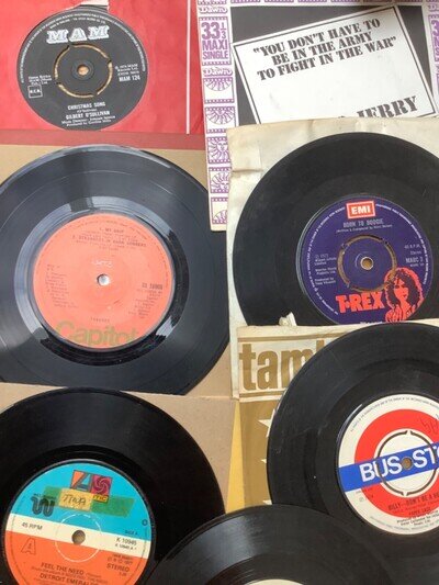 20 x 1970s 7 inch vinyl JOB LOT. Superb selection. Boxed. GREAT GIFT