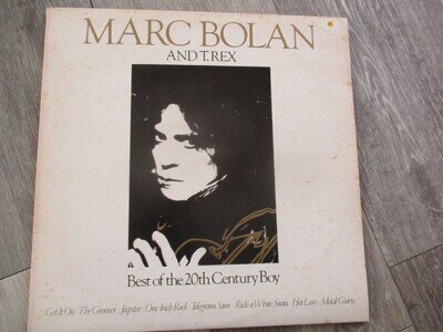 Marc Bolan and T.Rex Best of the 20th Century Boy. Original vinyl double album