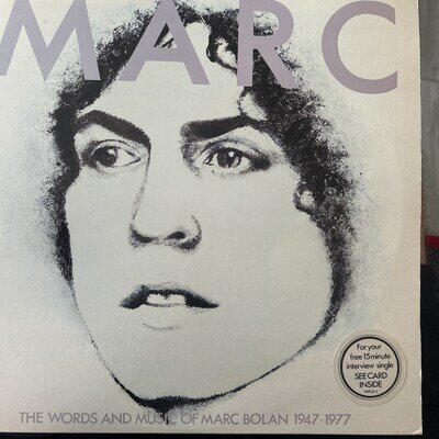 Marc Bolan - The Words And Music Of Marc Bolan 1947 - 1977, 2xLP, (Vinyl) Vg+vg+
