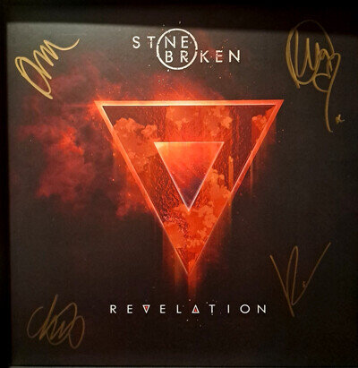 Stone Broken - Revelation Hand Signed By Band Black Vinyl