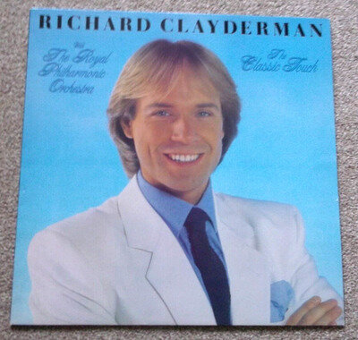 12" LP Album Vinyl Richard Clayderman, The Classic Touch, 1985, Delphine Records