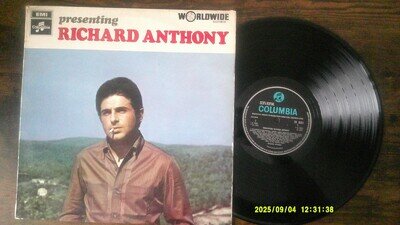 RICHARD ANTHONY - PRESENTING RICHARD ANTHONY - MONO VINYL LP 1968