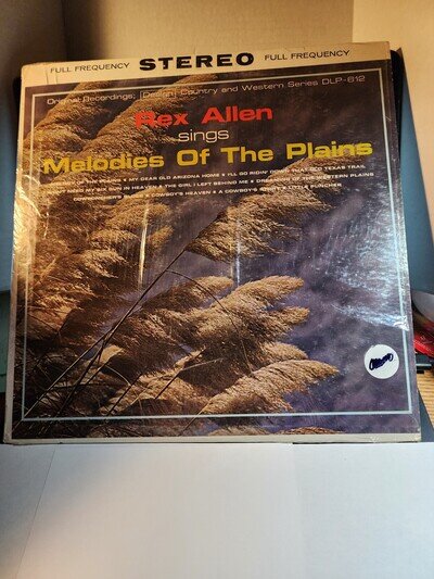 Rex Allen Sings Melodies Of The Plains-Spectrum 1962 DLP-612 VG+ R36