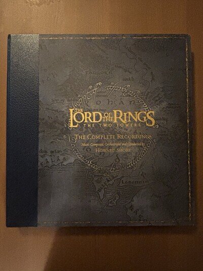 The Lord Of The Rings The Two Towers Soundtrack Blue Vinyl Box Set UNPLAYED