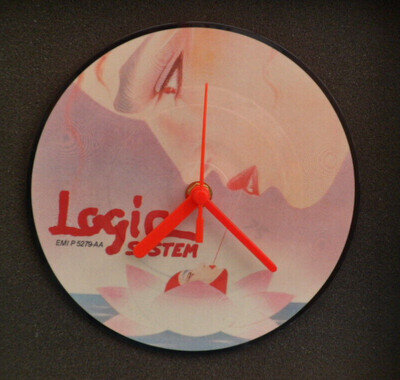 LOGIC SYSTEM CLOCK Upcycled Vinyl Record Picture Disc PD7109 7" Wall CLOCK .