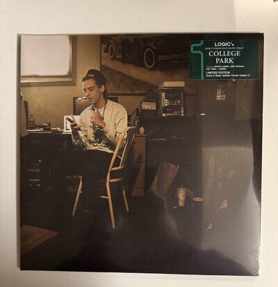 Logic - COLLEGE PARK 12” Green & Black Splattered Vinyl Sealed