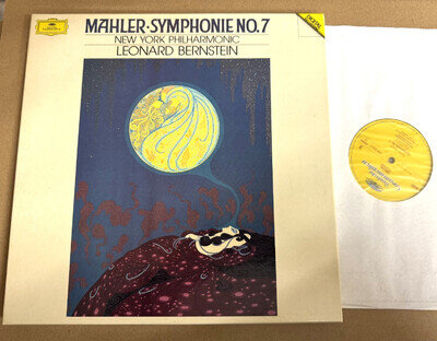 418 211-1 Mahler Symphony No. 7 Leonard Bernstein New York Philharmonic 2 LP box
