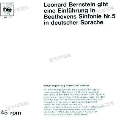Leonard Bernstein - Leonard Bernstein 7in '*