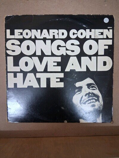 Leonard Cohen - Songs Of Love And Hate LP Vinyl