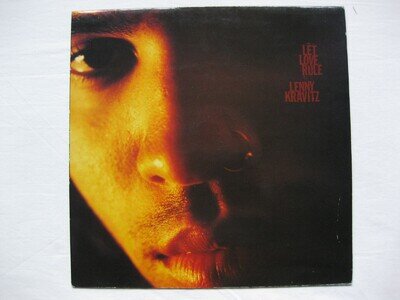 LENNY KRAVITZ - LET LOVE RULE. UK 1989 LP. 1ST PRESS. RECORD LOOKS EX/NM.