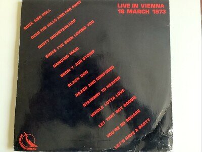 Led Zeppelin Live Double Album 1973