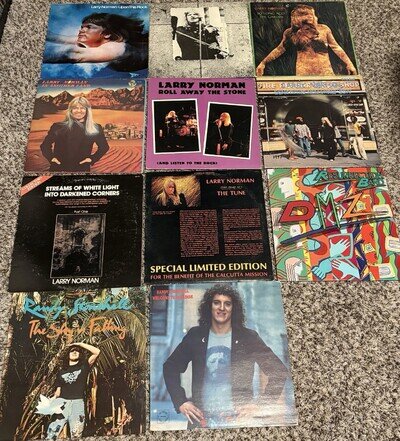 11 Classic Christian Rock Vinyl LPs - Larry Norman Randy Stonehill Rez Band