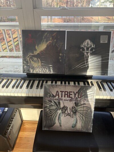 In Flames Lacuna Coil Atreyu Vinyl Record Lot