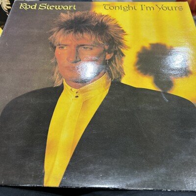 ROD STEWART- Tonight I'm Yours 1981 UK vinyl LP (187)