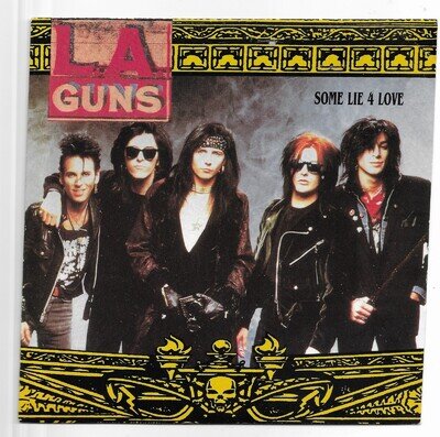 L.A Guns - Some Lie 4 Love 7" Vinyl Glam Metal Hair Metal mint, never played.