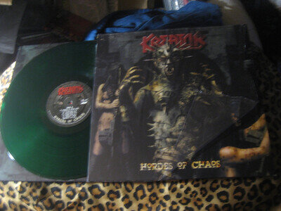 KREATOR hordes of chaos GREEN VINYL LP 2017 sodom destruction