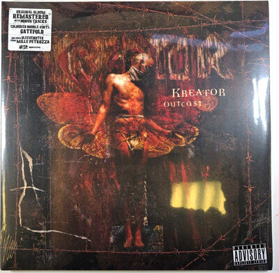 Kreator Outcast LP Album vinyl record 2 x Red Orange remastered 2018 reissue