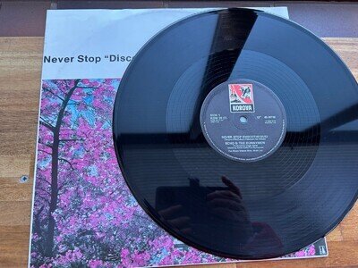 ECHO & THE BUNNYMEN Never Stop 12" Vinyl Record Discotheque Original