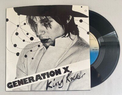 Generation X - King Rocker 7" Vinyl Record CHS2261 Chrysalis 1979 Vg+ / Ex