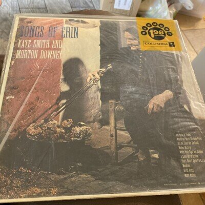 KATE SMITH & MORTON DOWNEY – Songs of Erin LP – Harmony HL-7024 Irish