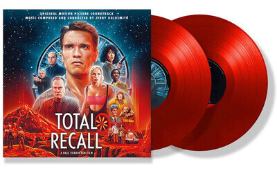 JERRY GOLDSMITH - TOTAL RECALL Soundtrack 2LP RED Vinyl DELUXE EDITION New