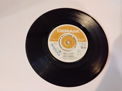 JUNIOR CAMPBELL. VINYL 7" SINGLE. SWEET ILLUSION. DERAM DM 387. 1973