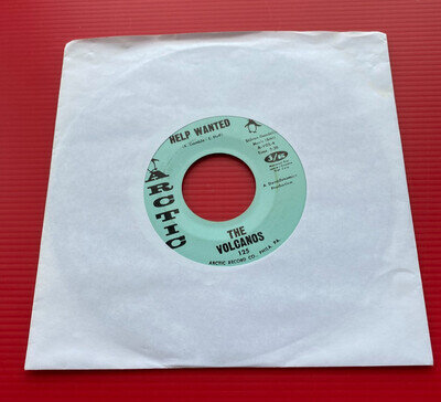 THE VOLCANOS Help Wanted - 1966 US 7" vinyl single A Lady's Man Arctic 45 record