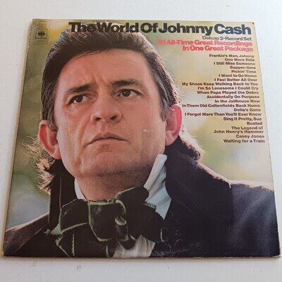 Johnny Cash / The World Of Johnny Cash 1970 DOUBLE VINYL LP / EX / FAST POST