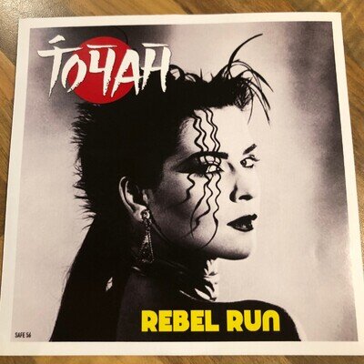 TOYAH Rebel Run PUNK 45 7" Vinyl Single record with unique Sleeve