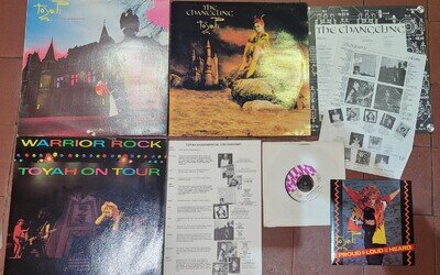 Toyah - Warrior Rock, The Changeling, Blue Meaning and 2 singles - black vinyl