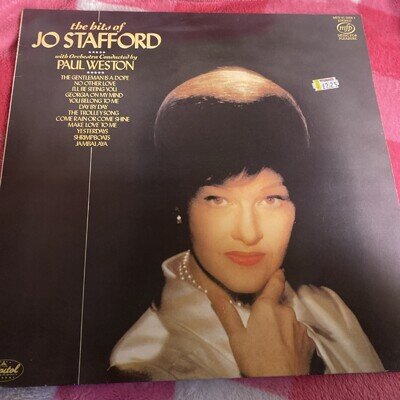 Jo Stafford - The Hits Of Jo Stafford - 1984 Record Vinyl LP Album Compilation