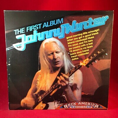 JOHNNY WINTER The First Album 1989 Spanish promotional vinyl LP Promo