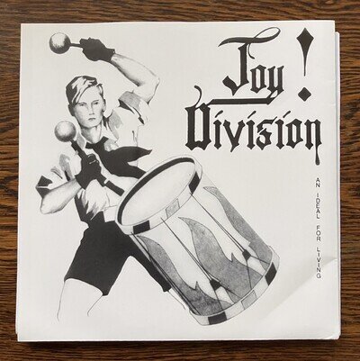 Joy Division An Ideal For Living 7” Enigma PSS 139 Fold Out Sleeve Orange Smoke