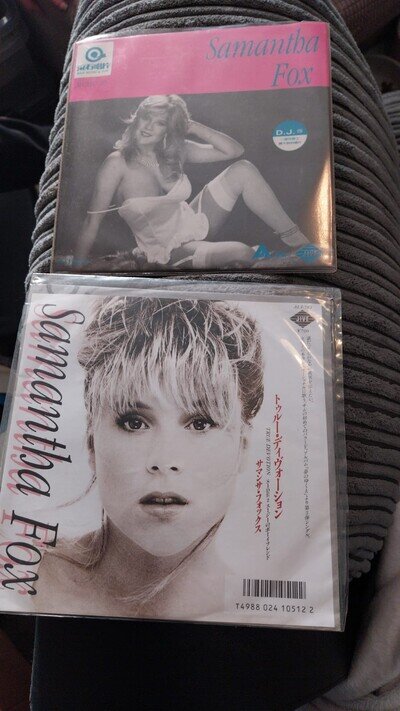 Samantha Fox Imported 7inch Records X2