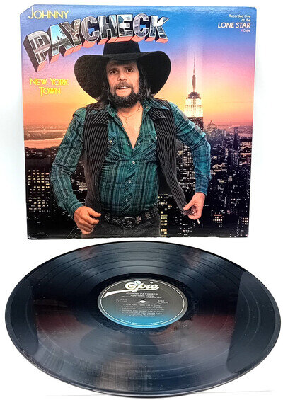 JOHNNY PAYCHECK (COUNTRY) - New York Town - 1980 Vinyl LP - US Issue