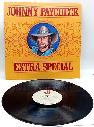 JOHNNY PAYCHECK (COUNTRY) - Extra Special - 1982 Vinyl LP - US Issue on Accord