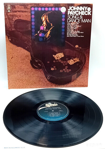 JOHNNY PAYCHECK (COUNTRY) - Song & Dance Man - 1974 Vinyl LP - US Epic Issue