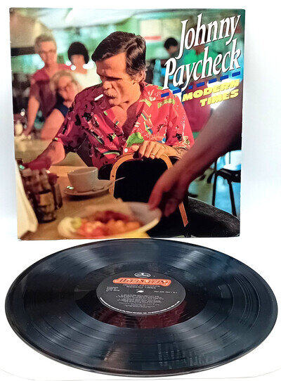 JOHNNY PAYCHECK (COUNTRY) - Modern Times - 1987 Vinyl LP - US Issue