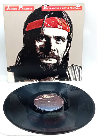 JOHNNY PAYCHECK (COUNTRY) - Everybody's Got a Family - 1979 Vinyl LP - Epic