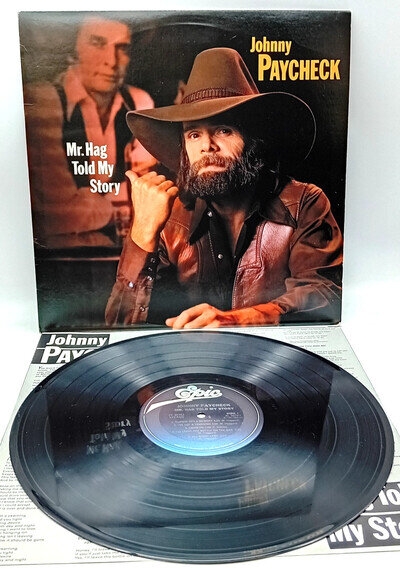 JOHNNY PAYCHECK (COUNTRY) - Mr. Hag Told My Story - 1981 Vinyl LP - US Issue