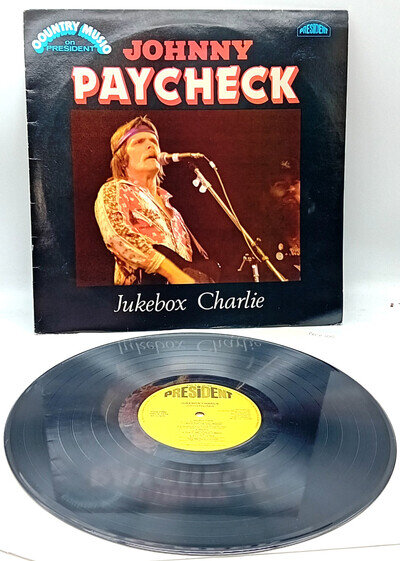 JOHNNY PAYCHECK (COUNTRY) - Jukebox Charlie - 1980 Vinyl LP - UK Issue President