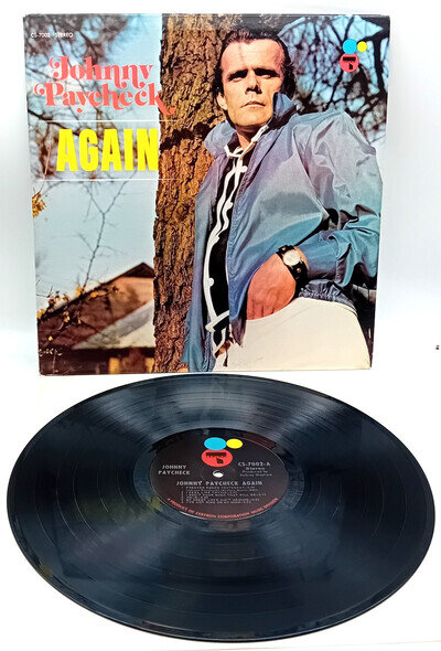 JOHNNY PAYCHECK (COUNTRY) - Again - 1970 Vinyl LP - US Issue - Certron