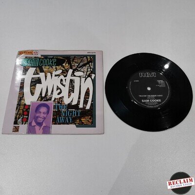 sam cooke - twistin the night away 7" vinyl record VG
