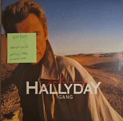 Johnny Hallyday Gang Vinyl Record VG+/VG+ PG281 1986