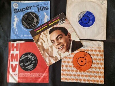 Johnny Mathis 7" Singles x 5 All Different Excellent Condition