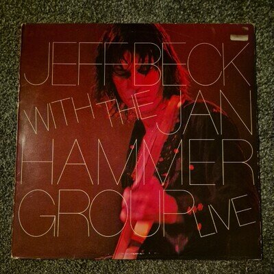 Jeff Beck with the jan hammer group live vinyl record vg+/vg+ epc 86025