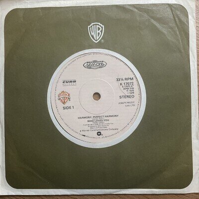 THE FOUR SEASONS - HARMONY E. P. - 1978 WARNER BROTHERS