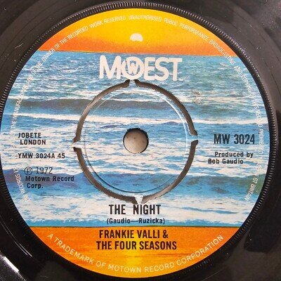 Frankie Valli & The Four Seasons (e) The Night - 1972 Northern Soul 7"