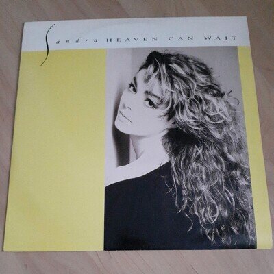 Sandra Heaven Can Wait 12” Vinyl Single Very Good Condition